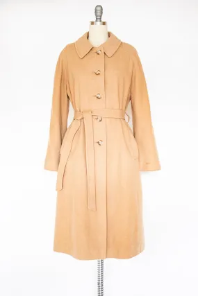 1970s Pea Coat Camel Hair Wool