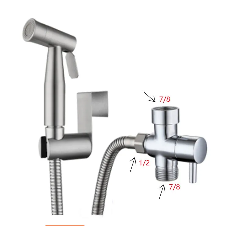 304 Stainless Steel Bidet Set