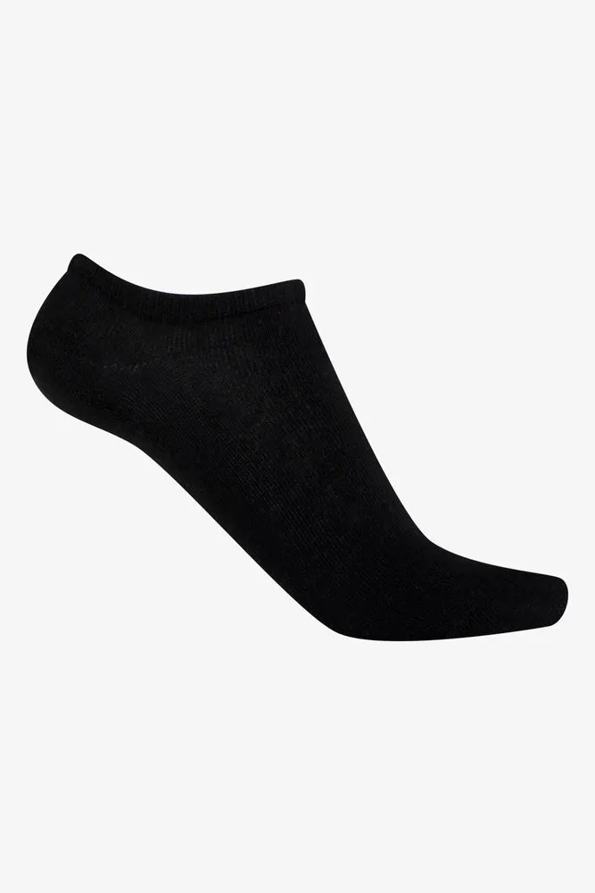 5 Pack Spot Low Cut Socks Black & Grey