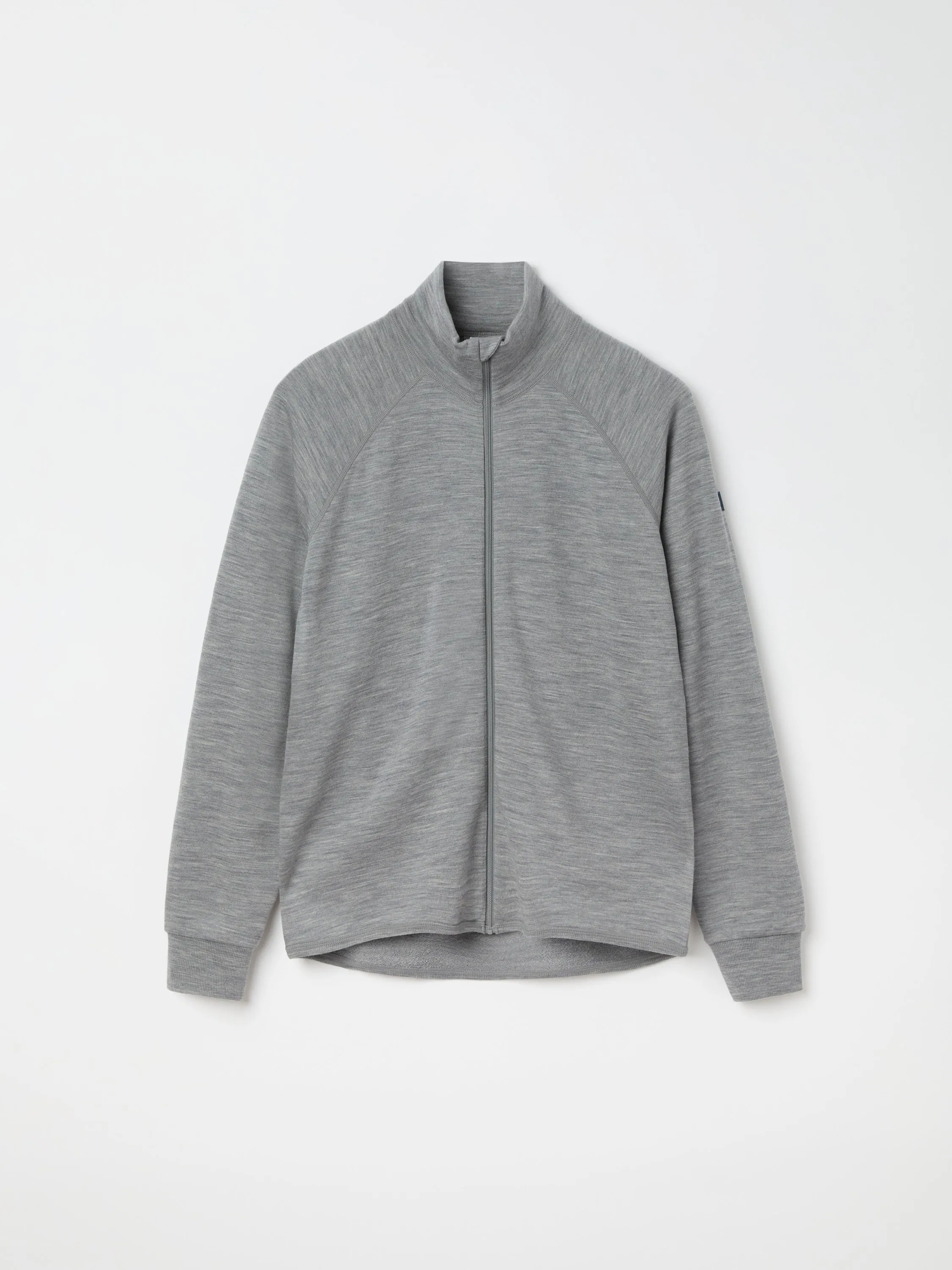 Adult Wool Terry Zip Top