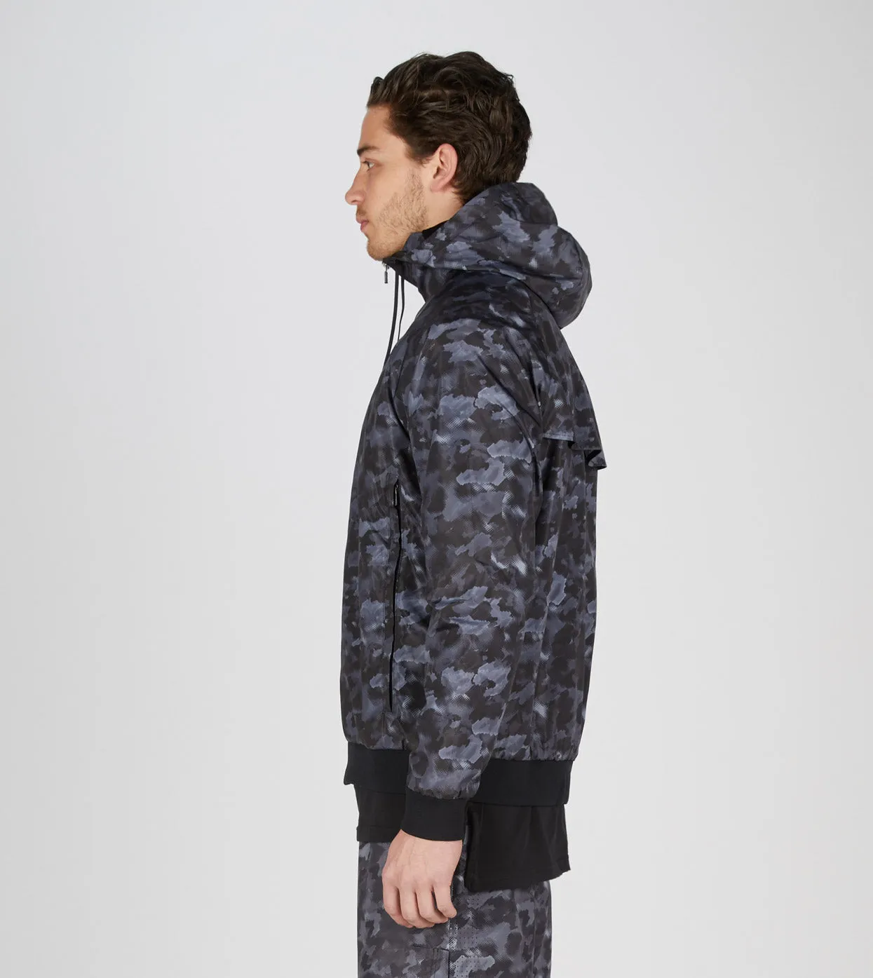 Air Spray Jacket Black Camo