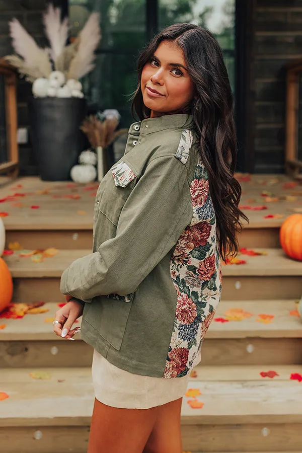 All The Hits Floral Jacquard Jacket