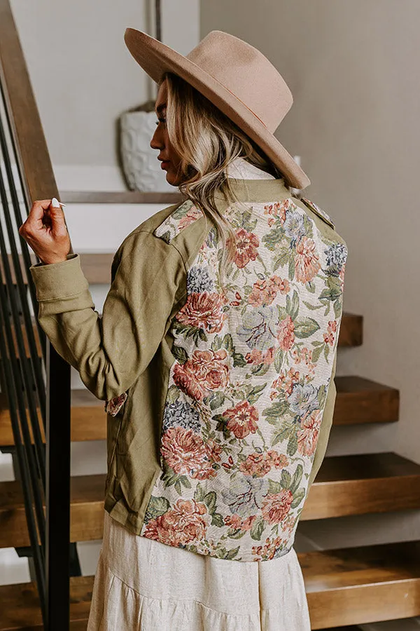 All The Hits Floral Jacquard Jacket