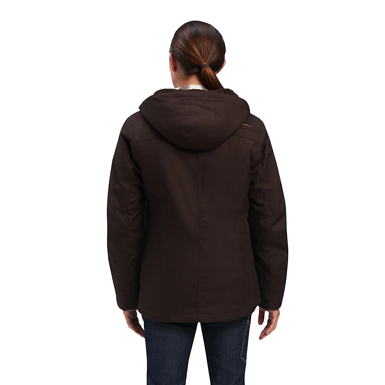 Ariat Womens Rebar DuraCanvas Insulated Jacket Mole