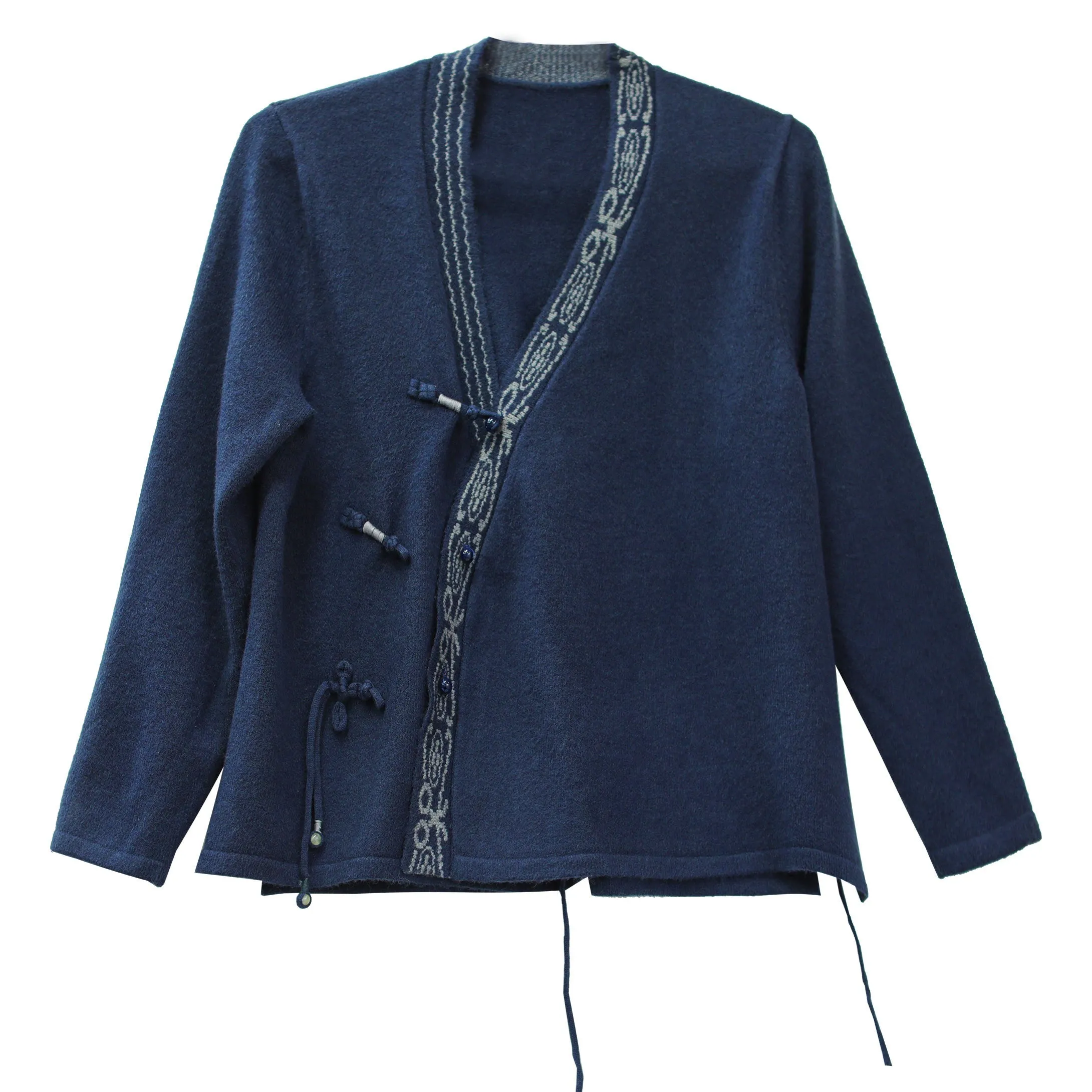 Autumn Retro Irregular Knitted Jacket For Women