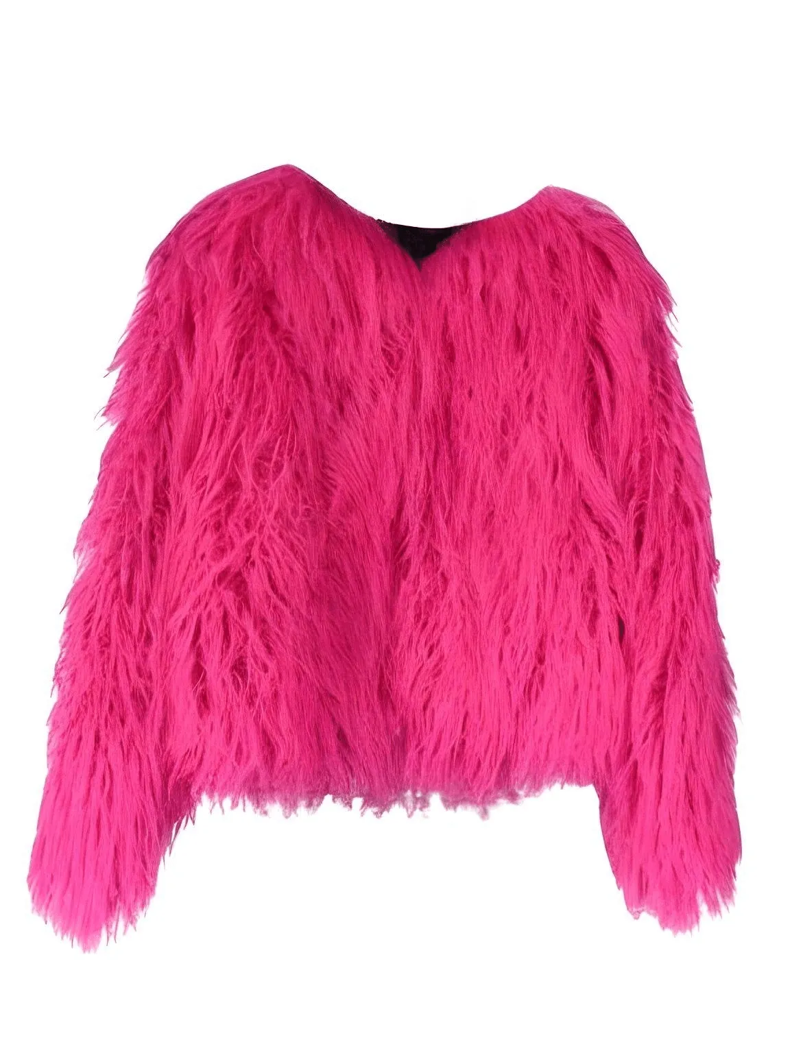 Autumn Winter Warm Women Faux Fur Coat Loose Plush Coat Female Fur Jacket