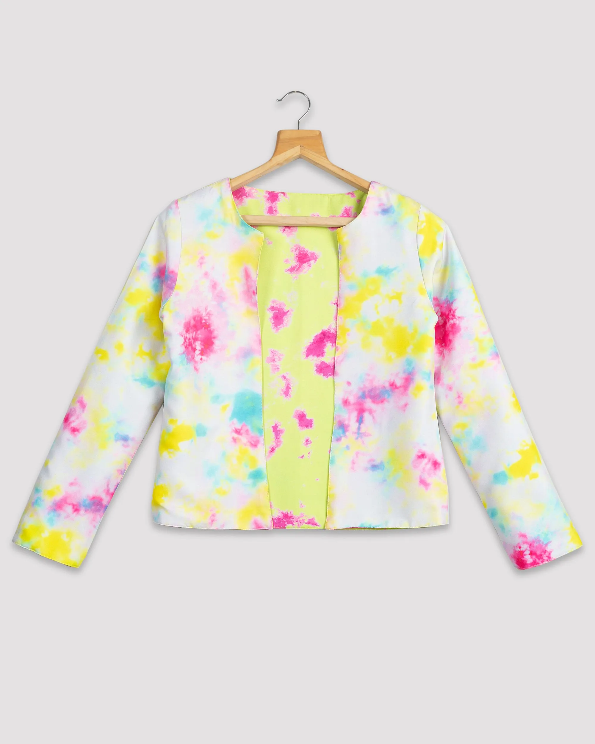 Bestselling Tie And Dye Reversible Jacket For Women