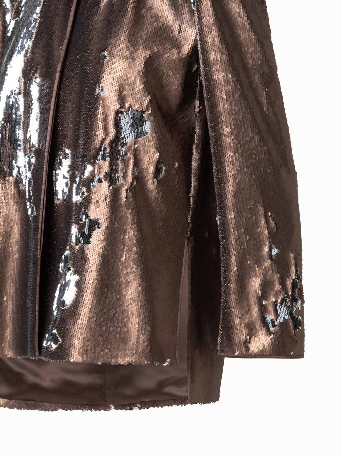 Bi-Color Sequined Jersey Jacket