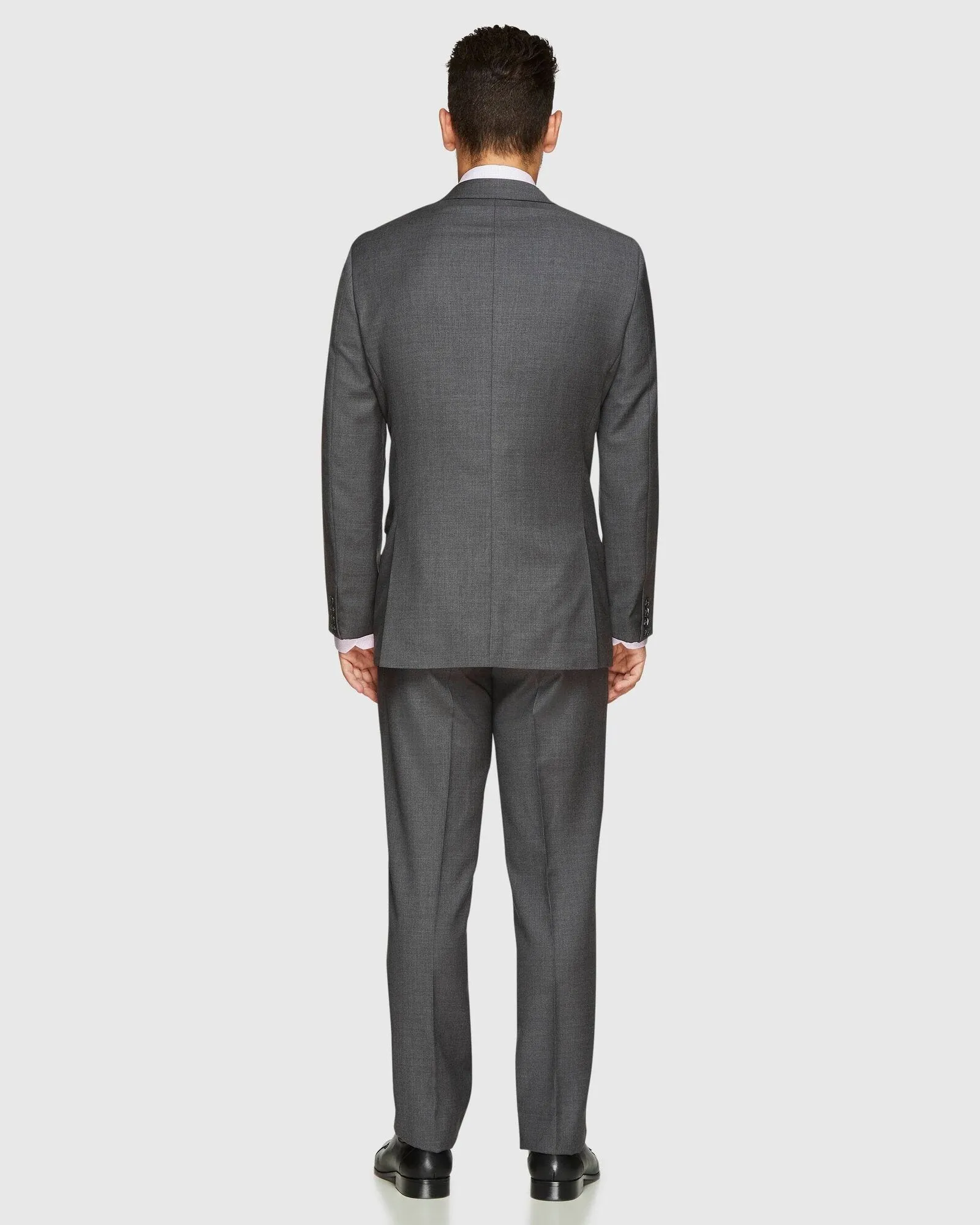 Big Mens Savile Row Abram Pure Wool Grey Suit Set