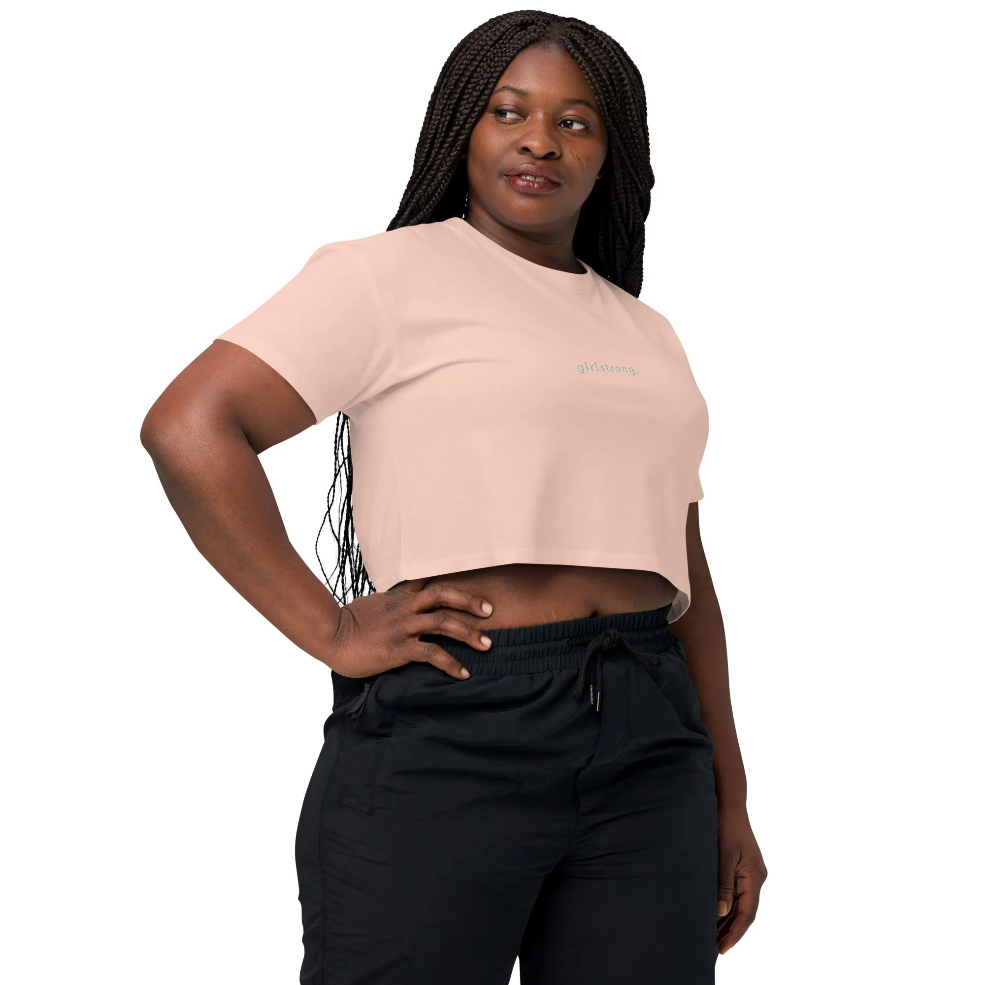 BOYFRIEND CROP TOP TEE GIRLSTRONG