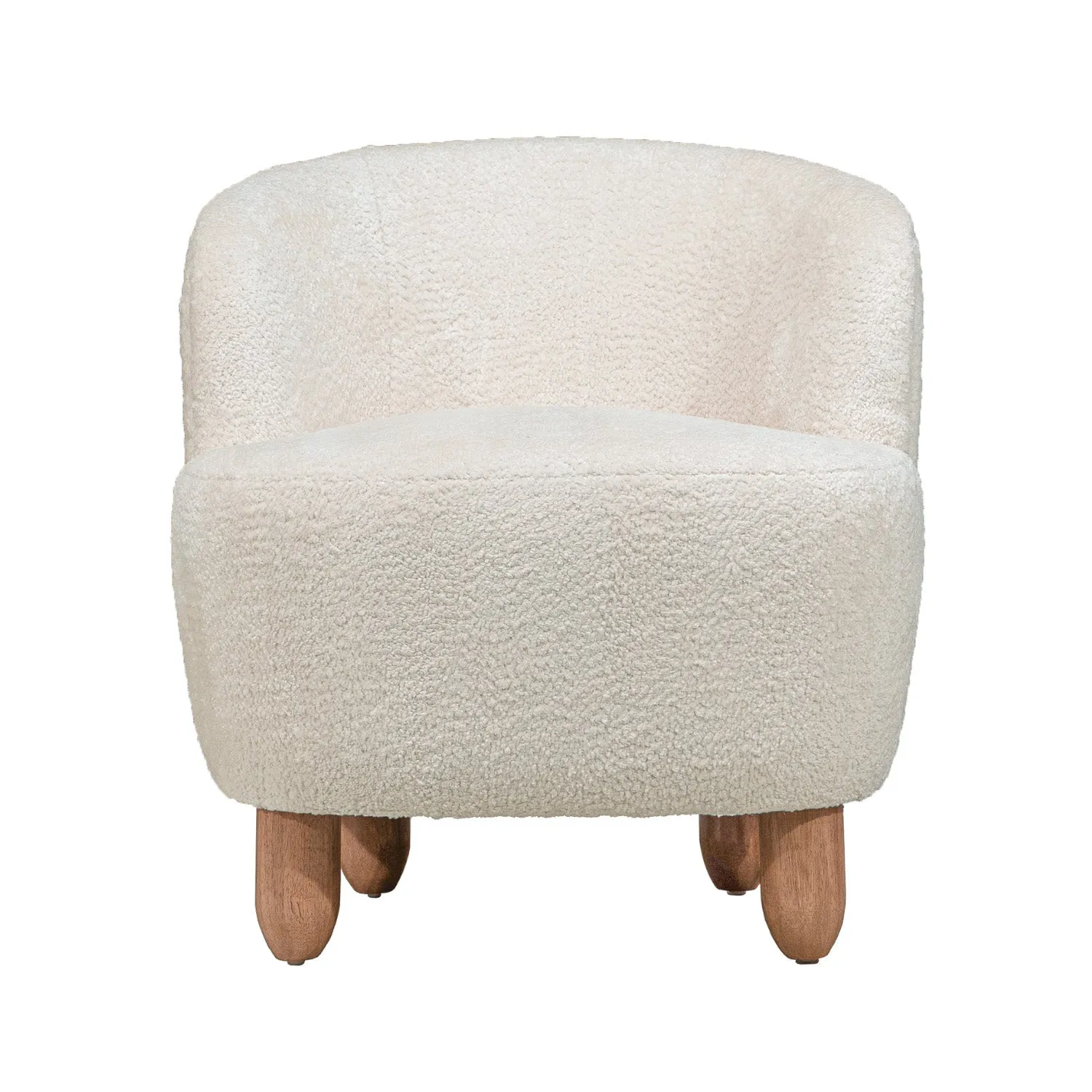 Burrow Chenille Sherpa Lounge Chair