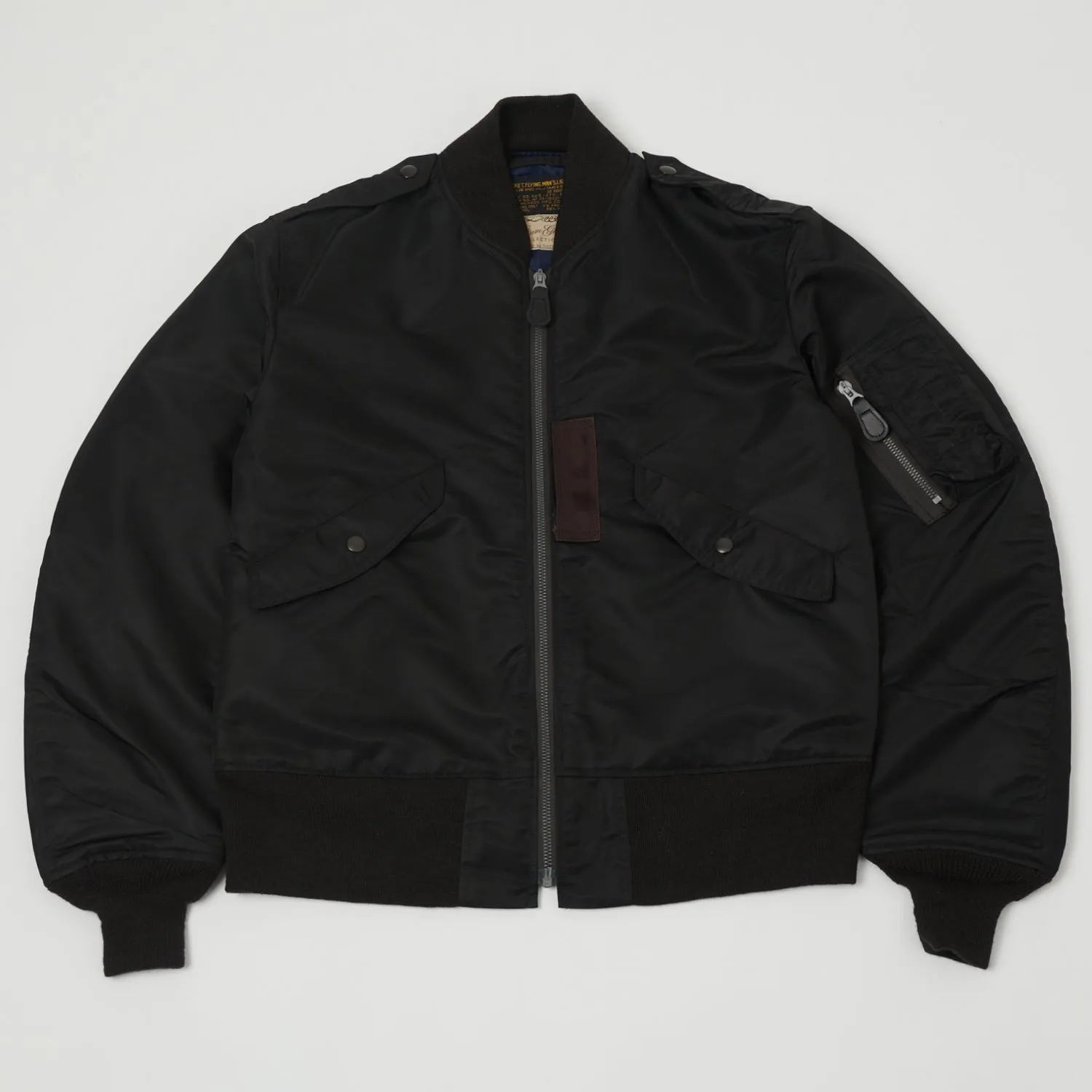 Buzz Rickson's X William Gibson Type L-2B Flight Jacket 'Regular' - Black