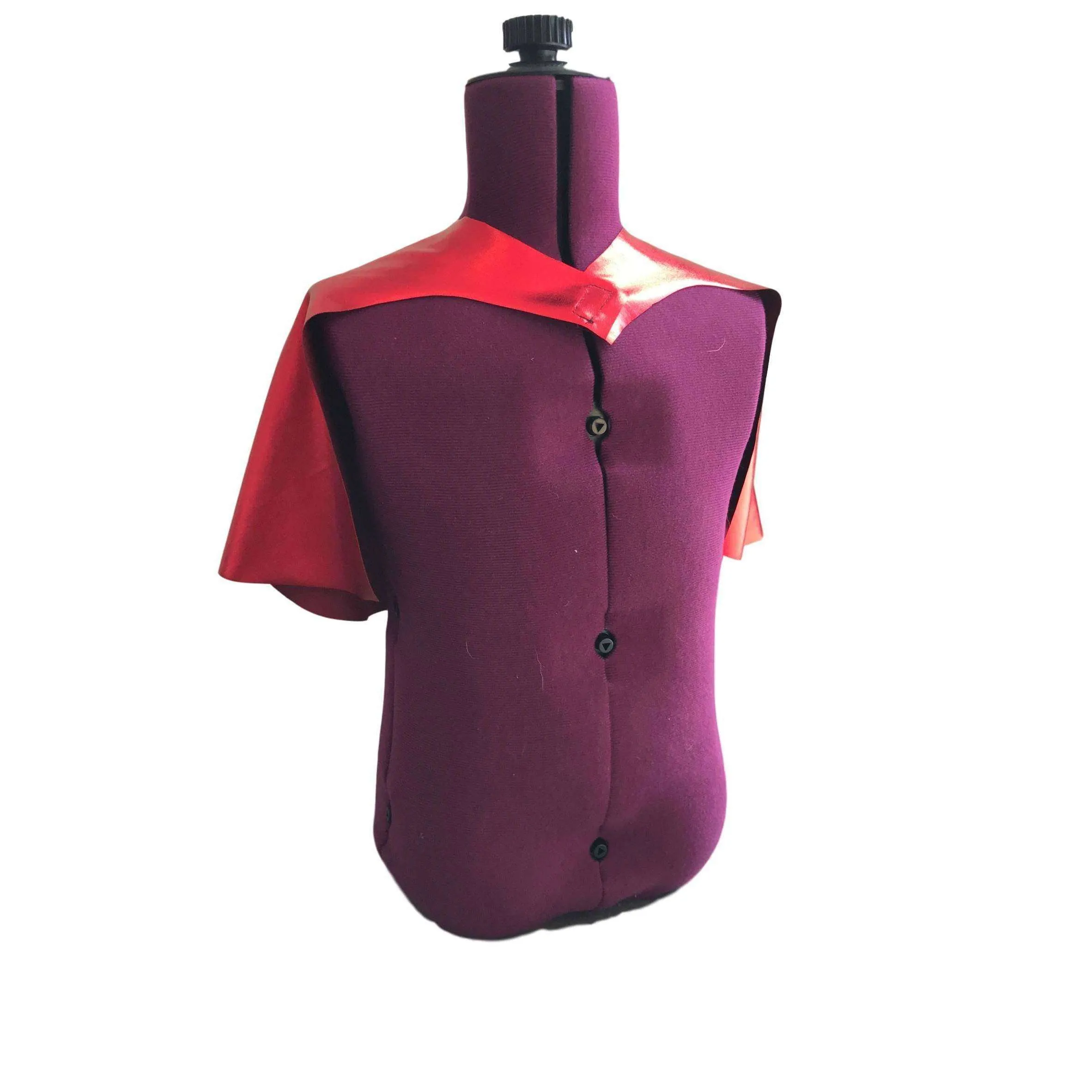 Child Superhero Cape, Simple Hero Red Costume Cape