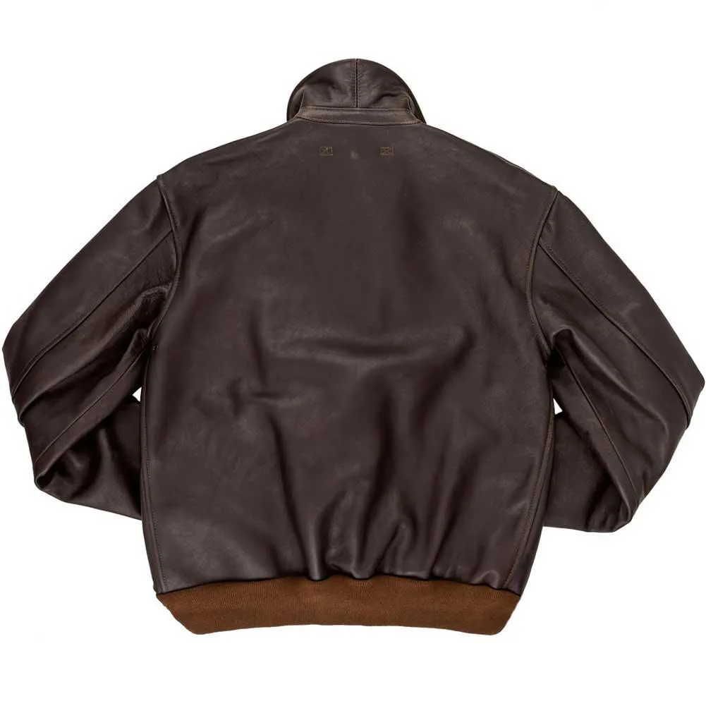 Cockpit USA Mens 40th Anniversary Horsehide A-2 Flight Jacket