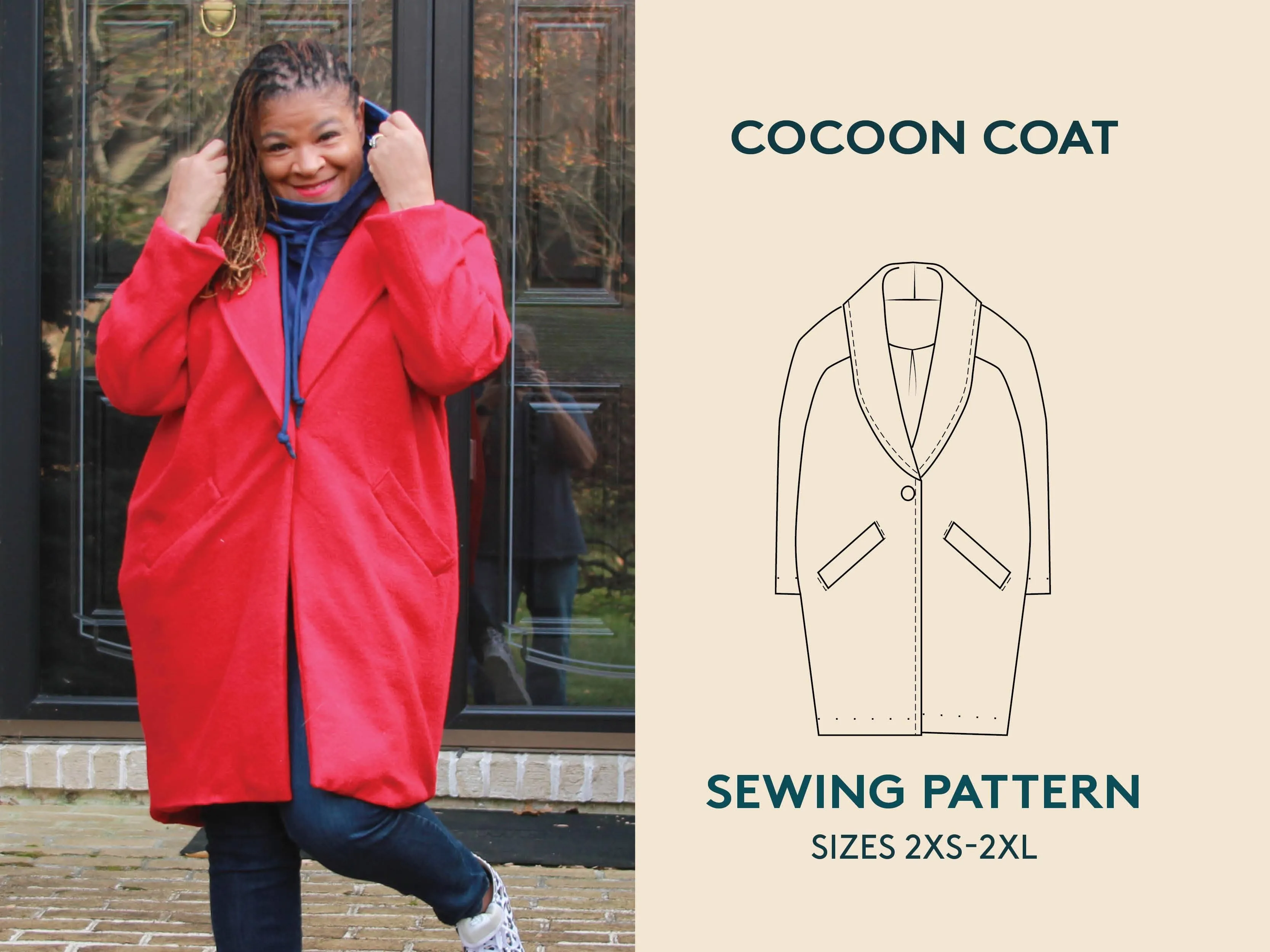 Cocoon Coat Sewing Pattern