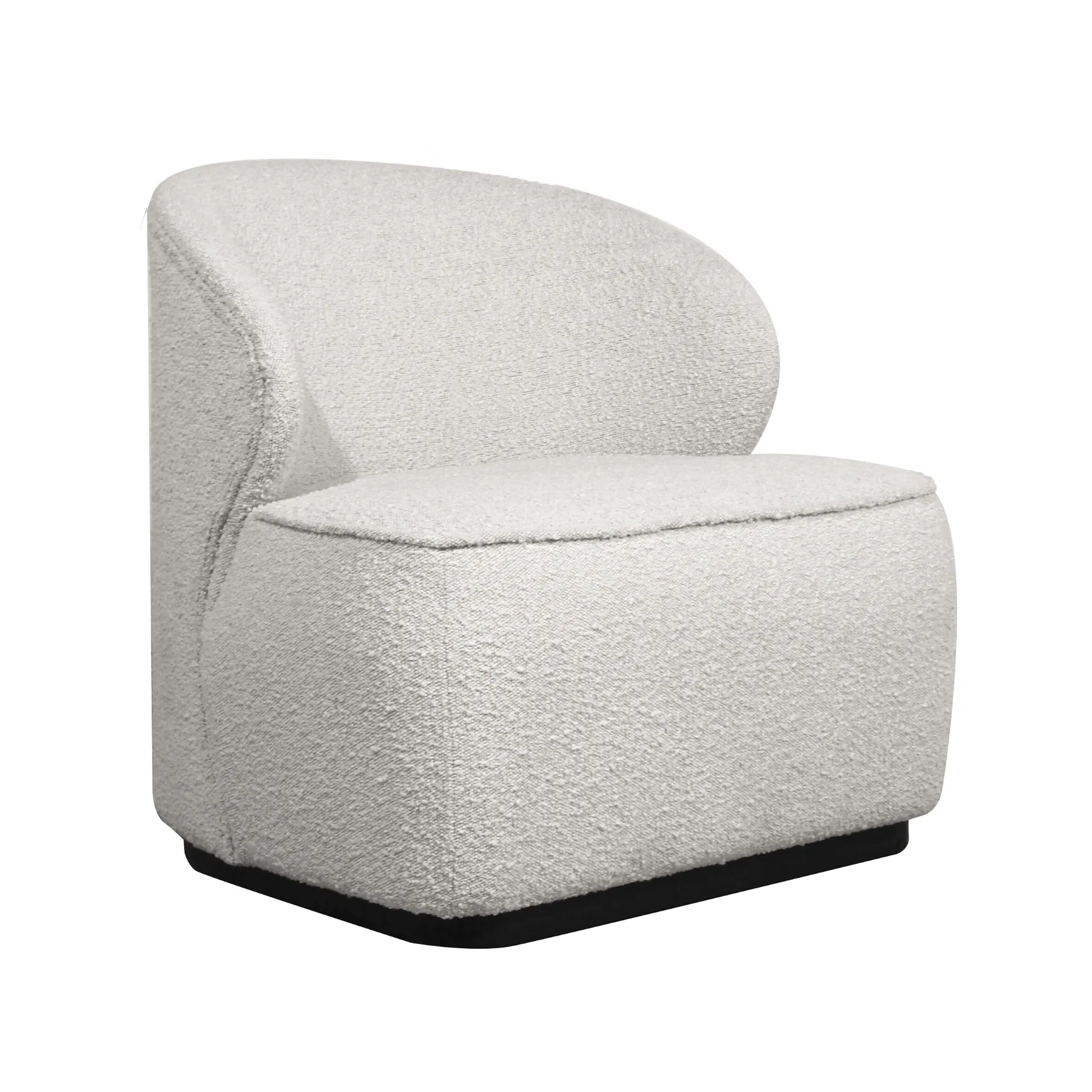 Cocoon Ivory Boucle Chair