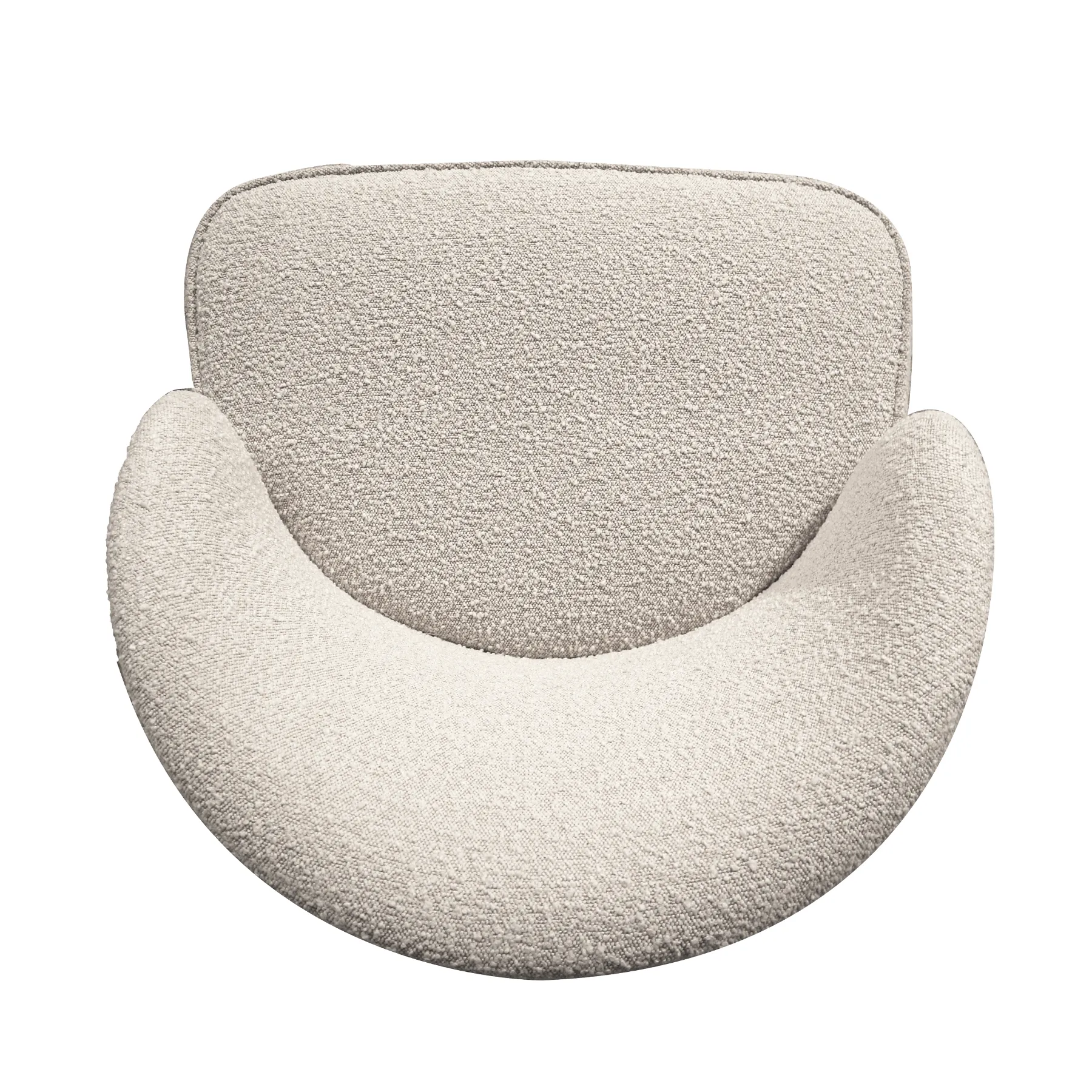 Cocoon Ivory Boucle Chair