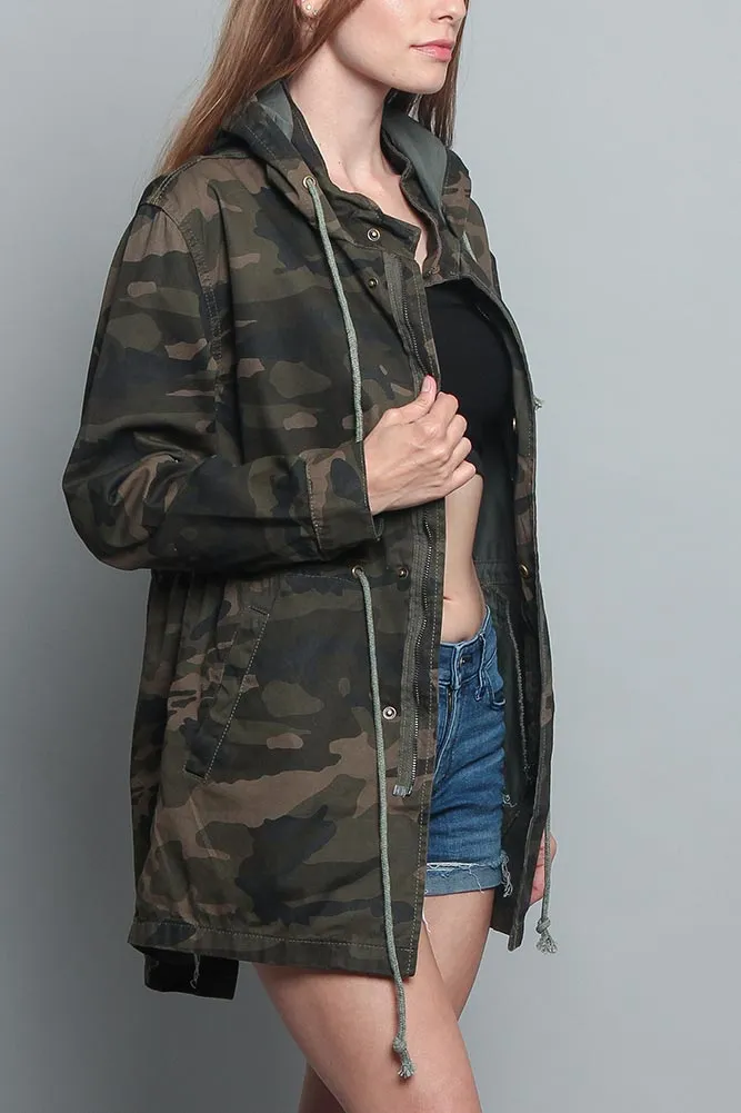 Colored Camo Field Jacket