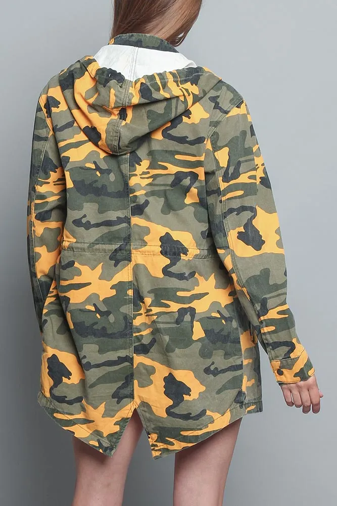 Colored Camo Field Jacket