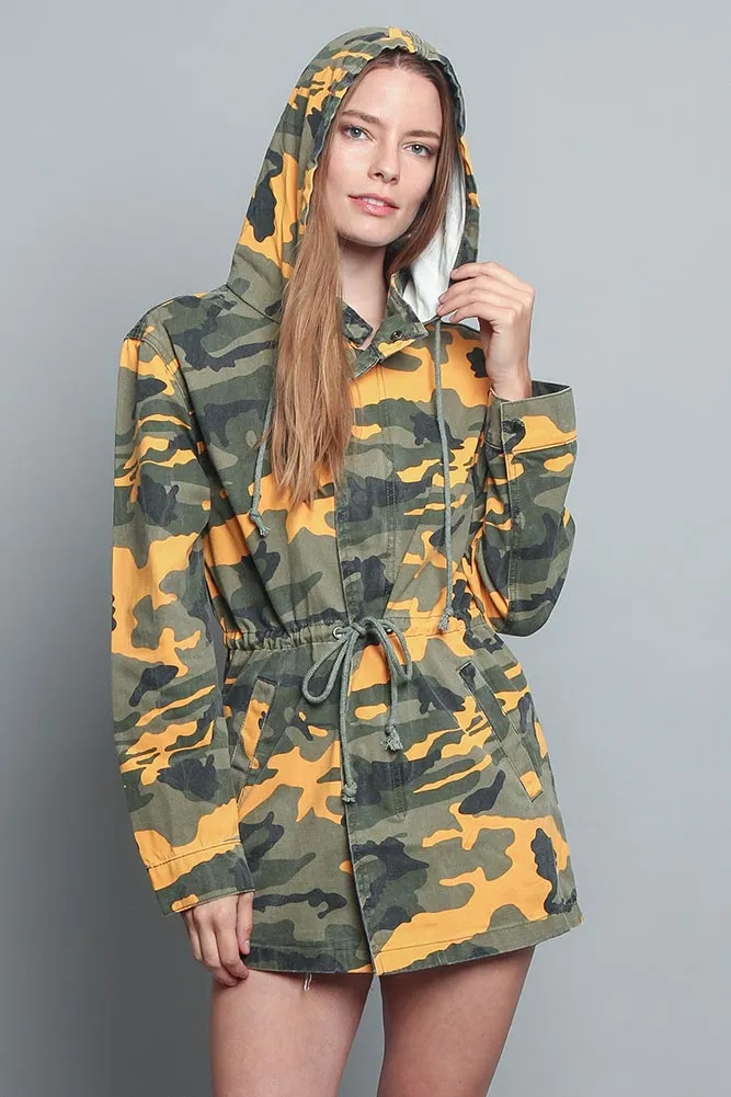 Colored Camo Field Jacket