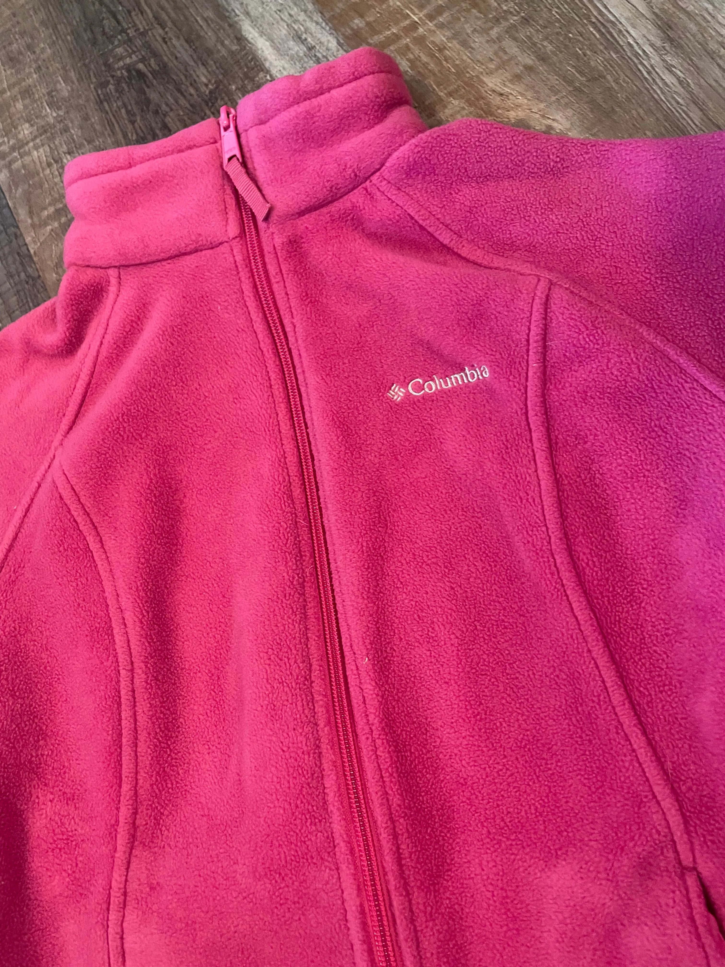 Columbia Fleece Pink women’s size Medium