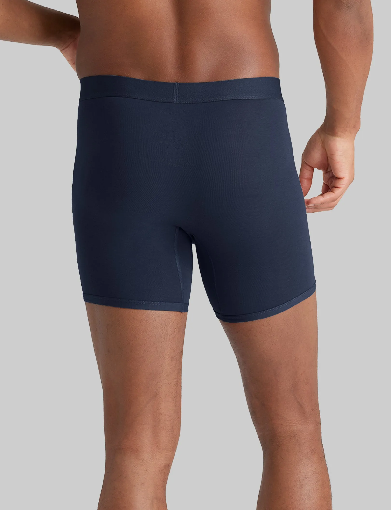 Cool Cotton Mid-Length Boxer Brief 6" (6-Pack)