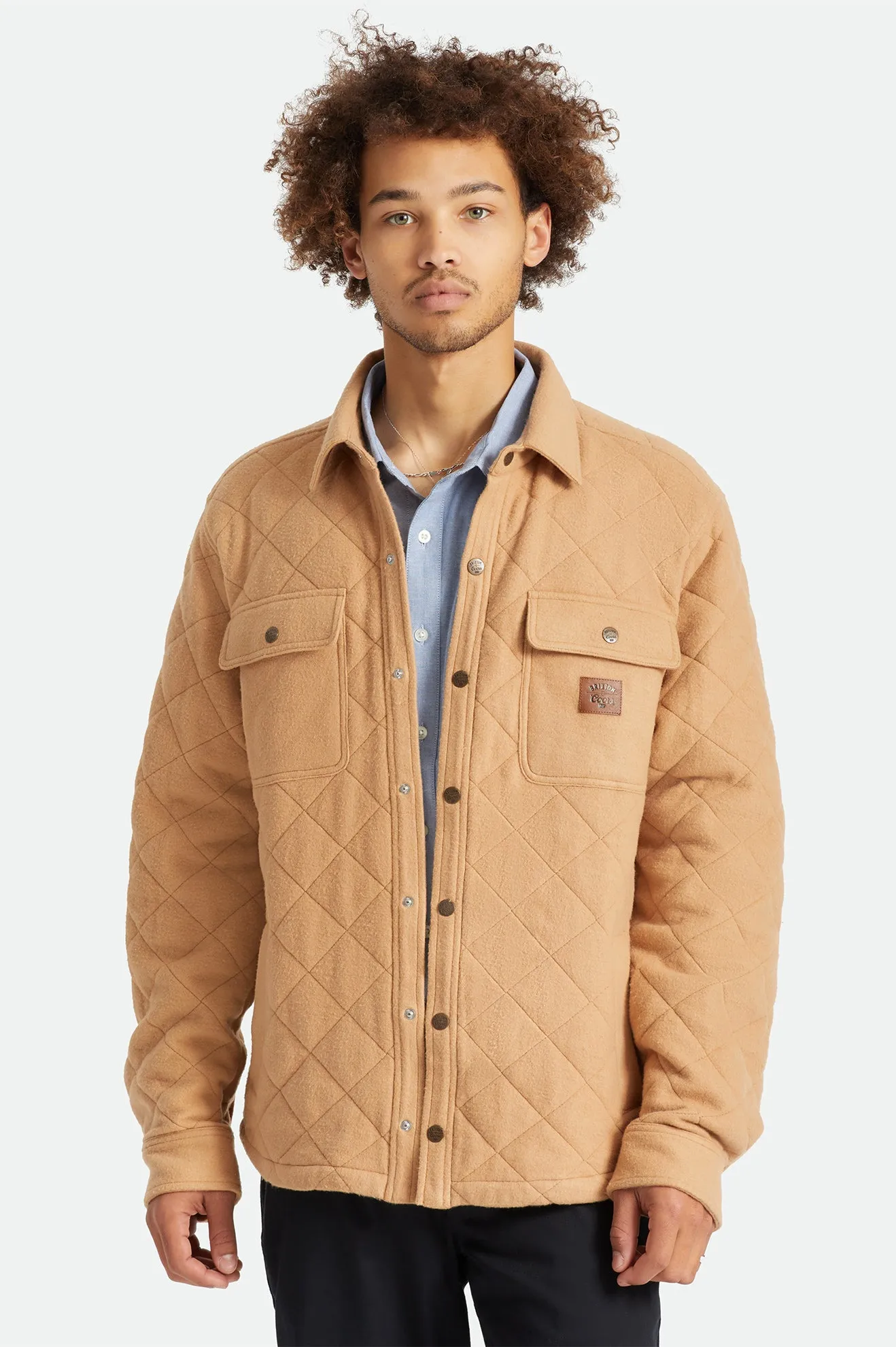 Coors Cass Quilted Fleece Jacket - Rocky Brown