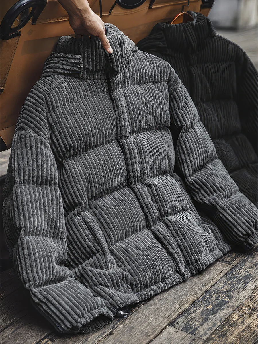 Corduroy Down Jacket