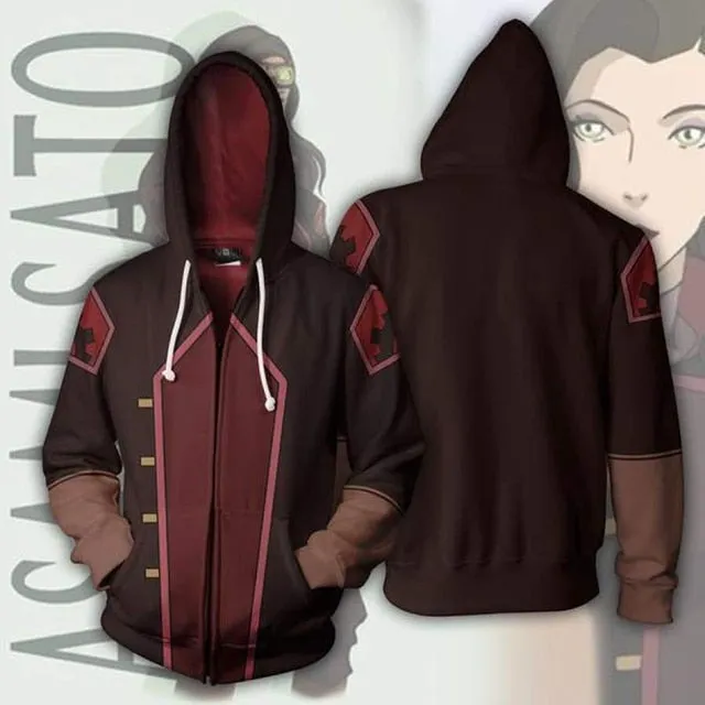 Cosplay Costume Hoodie- Avatar The Last Airbender