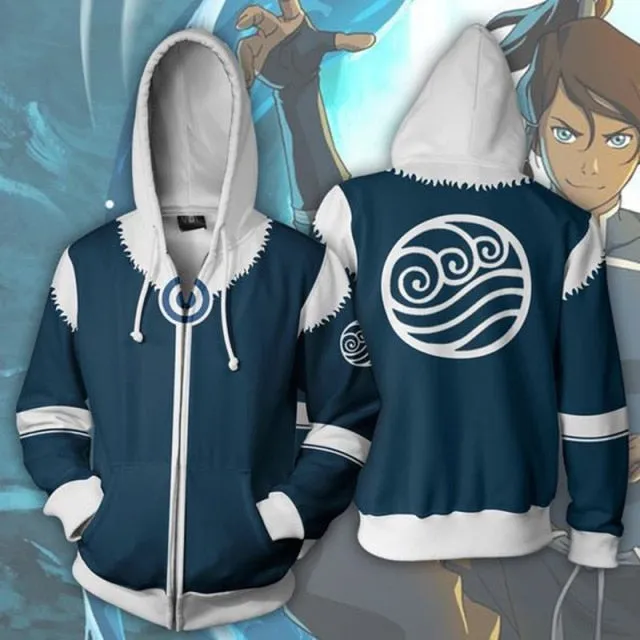 Cosplay Costume Hoodie- Avatar The Last Airbender