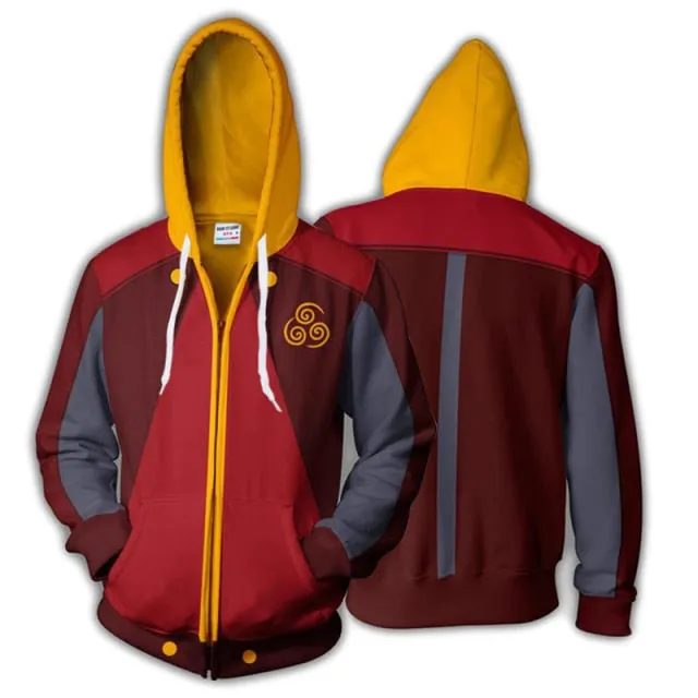 Cosplay Costume Hoodie- Avatar The Last Airbender