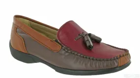 Cotswold Biddlestone Womens Extra Wide Fit Slip On Moccasin