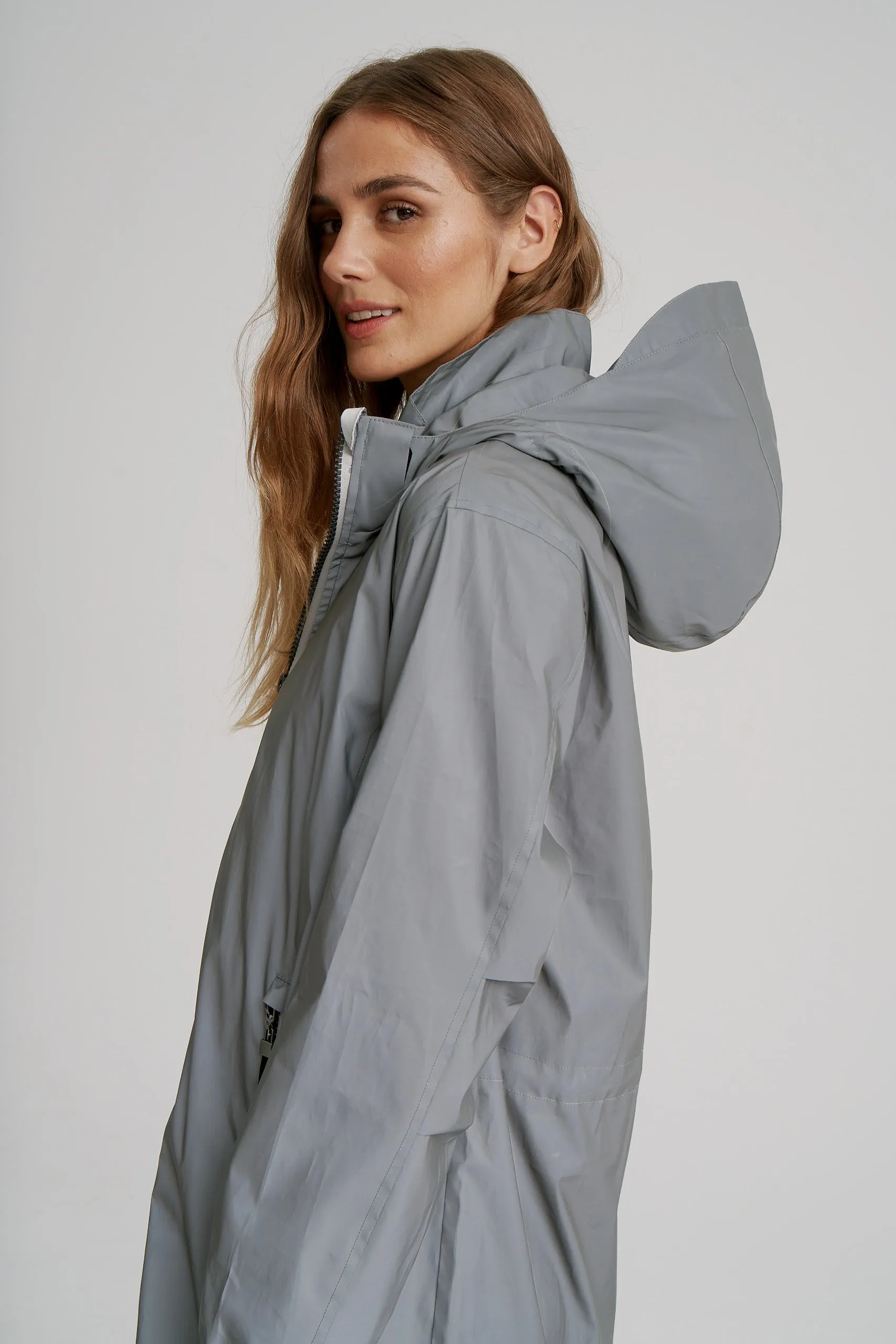 C.RO Hooded Reflective Rain Jacket E1152RN-249 Spring 2024