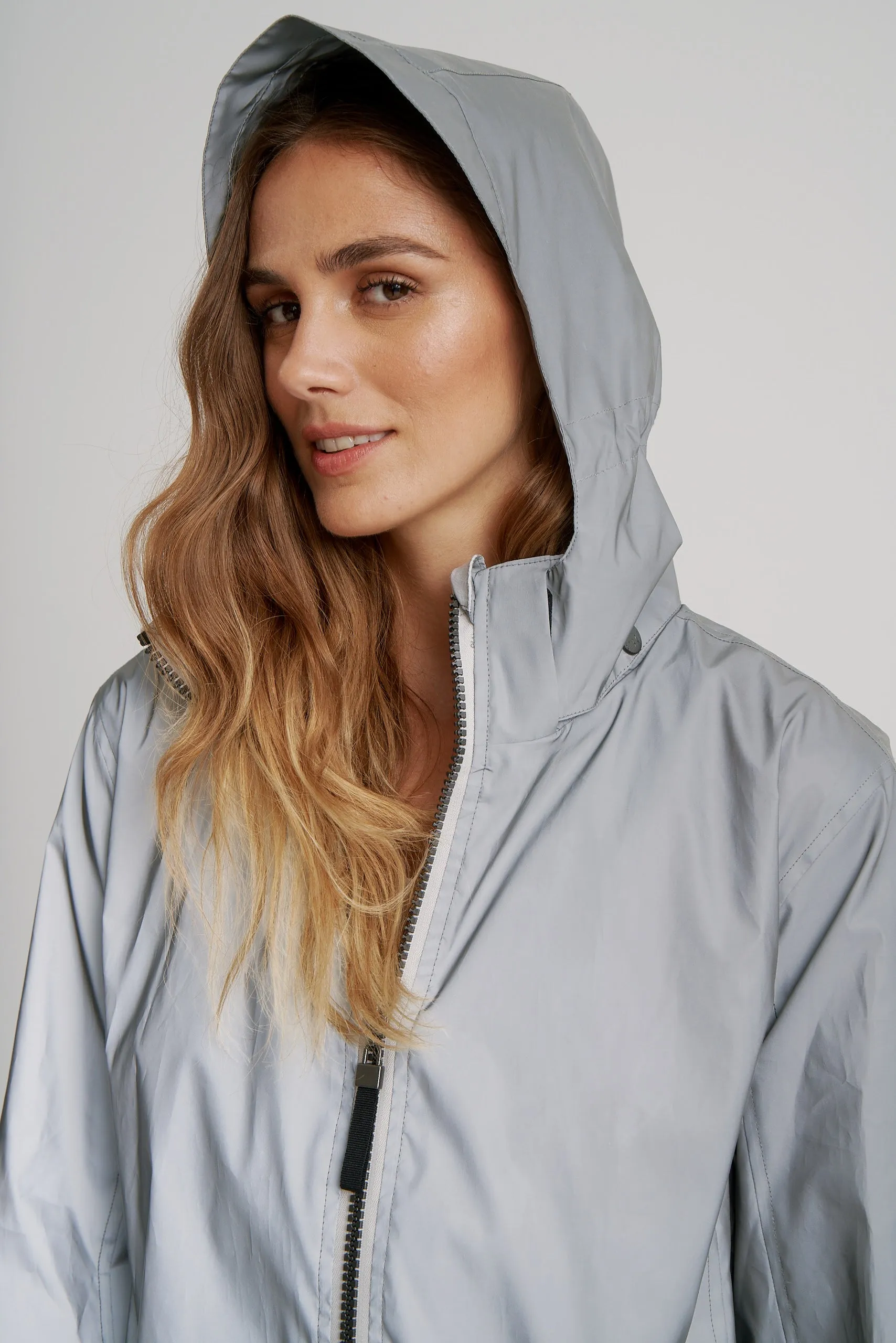 C.RO Hooded Reflective Rain Jacket E1152RN-249 Spring 2024