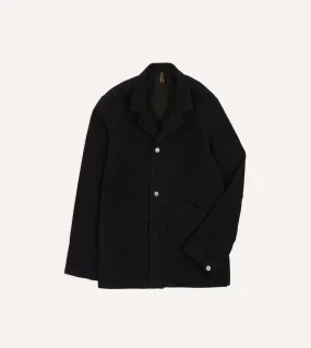 Dark Navy Moleskin Utility Jacket