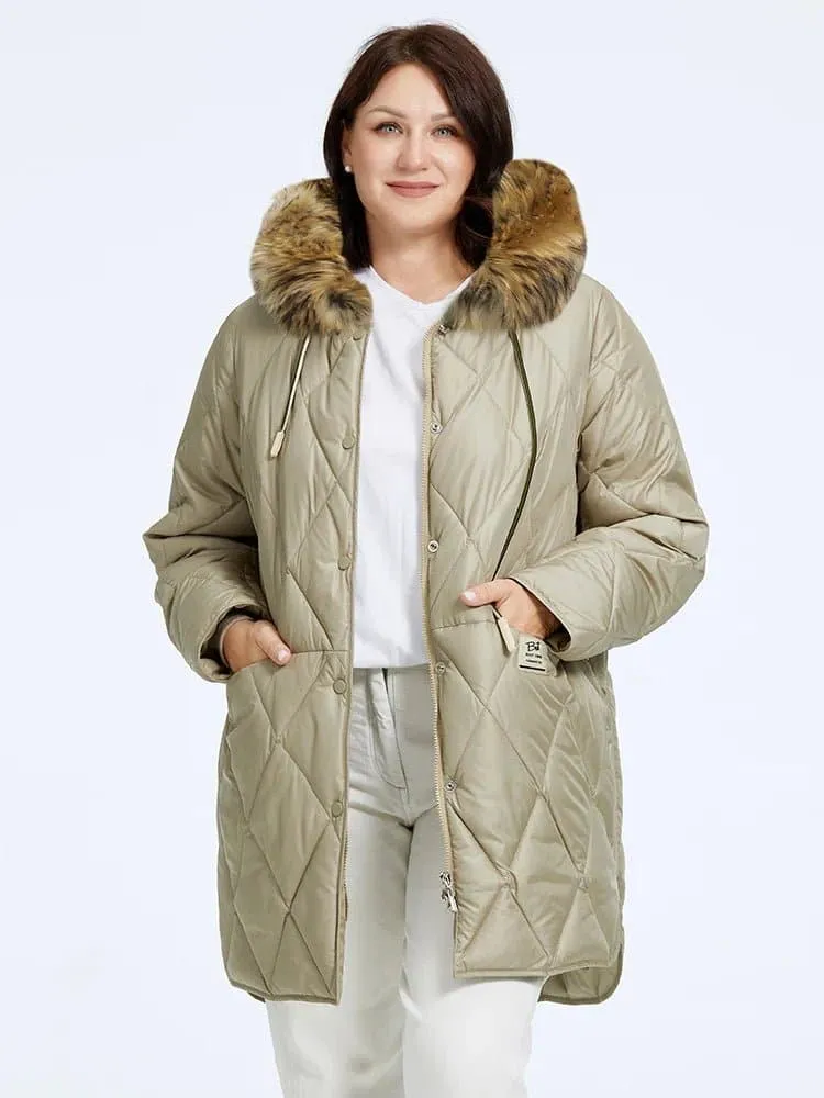 Diamond Quilted Coat