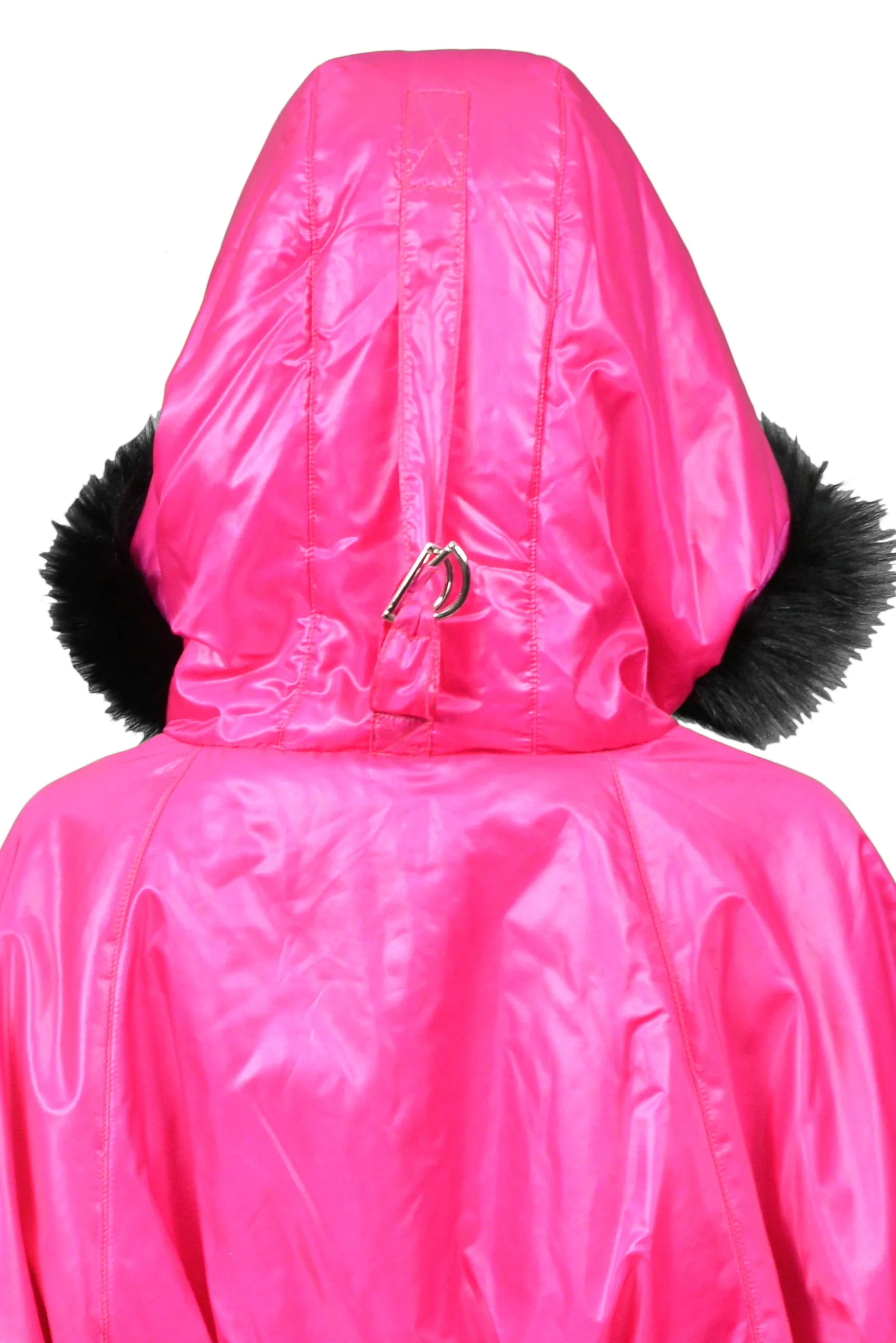 DOLCE & GABBANA PINK BOMBER WITH HOOD & FUR TRIM 2003