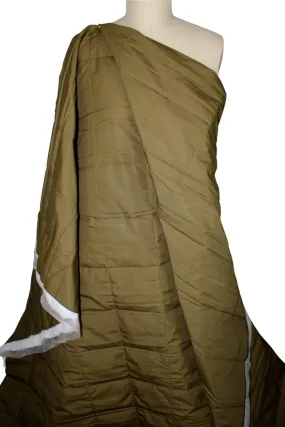 Double Faced Quilted Cotton Coating - Olive