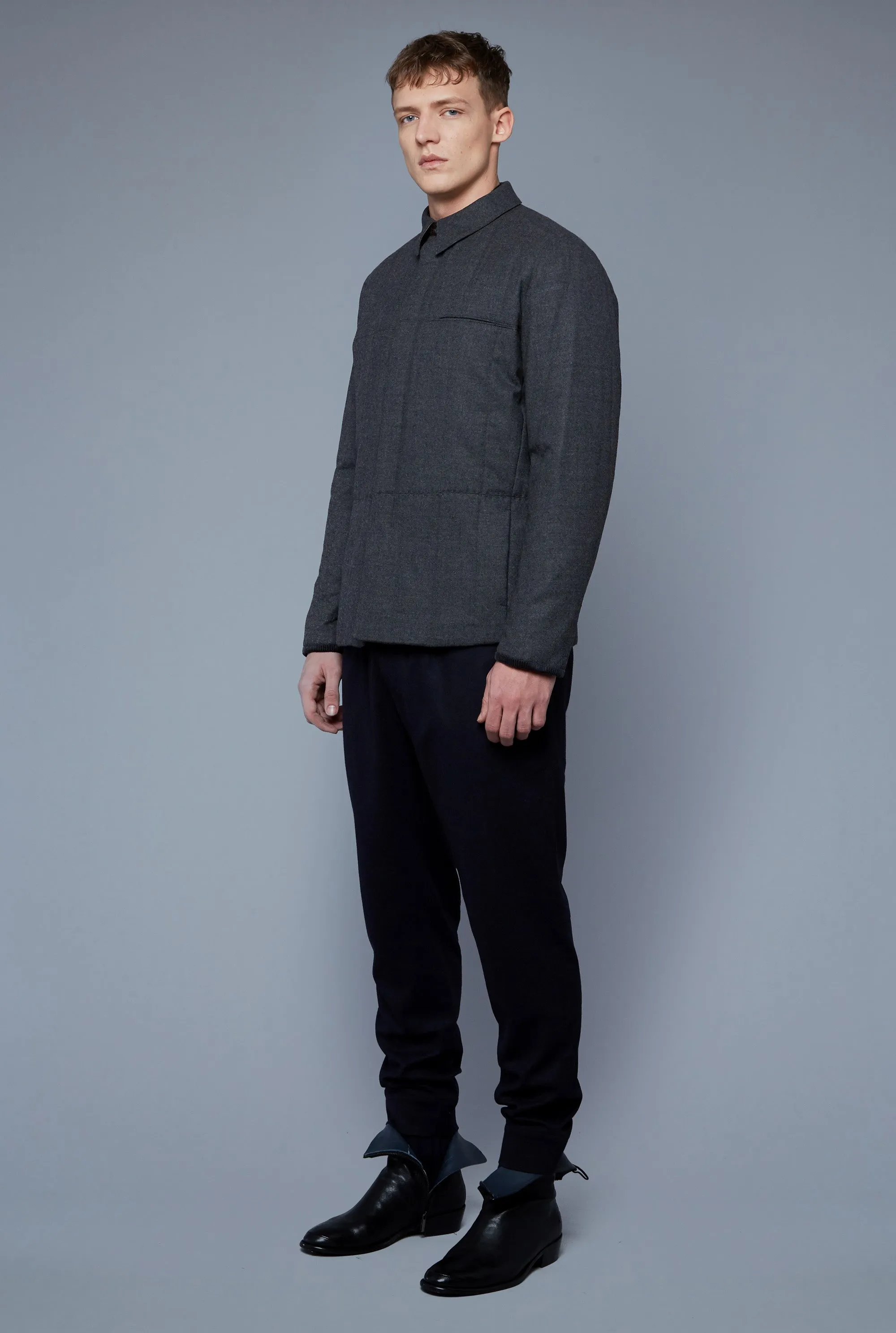 Down Téchin Jacket | Grey Mélange