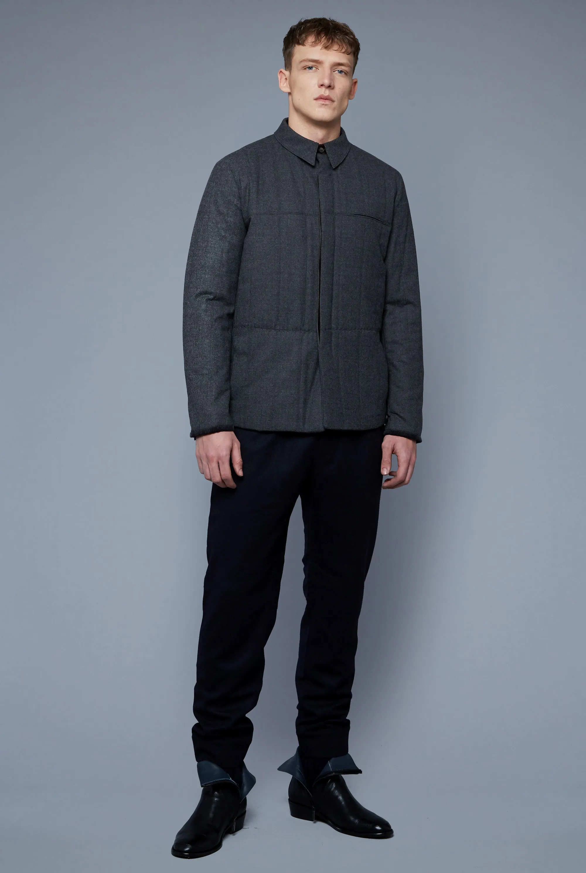 Down Téchin Jacket | Grey Mélange