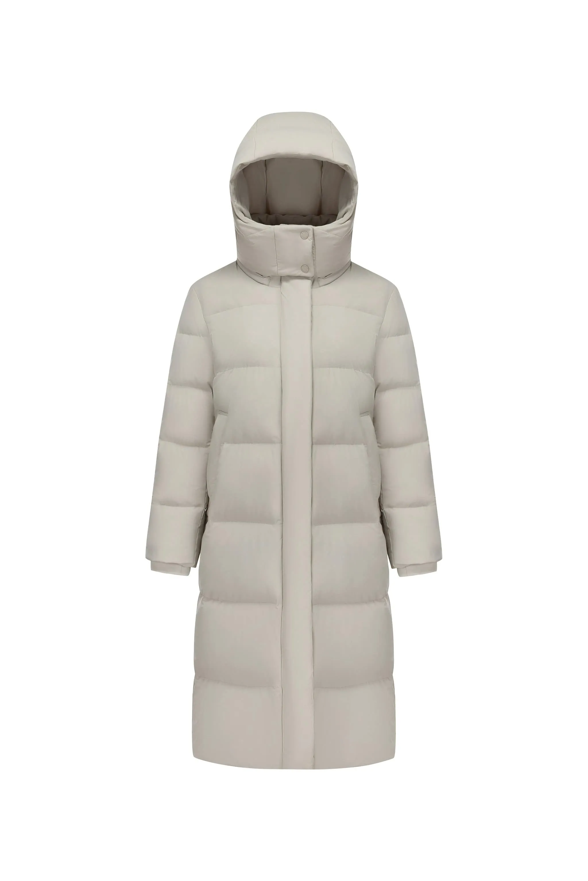 Feel the Cloud women’s down coat with detachable hood