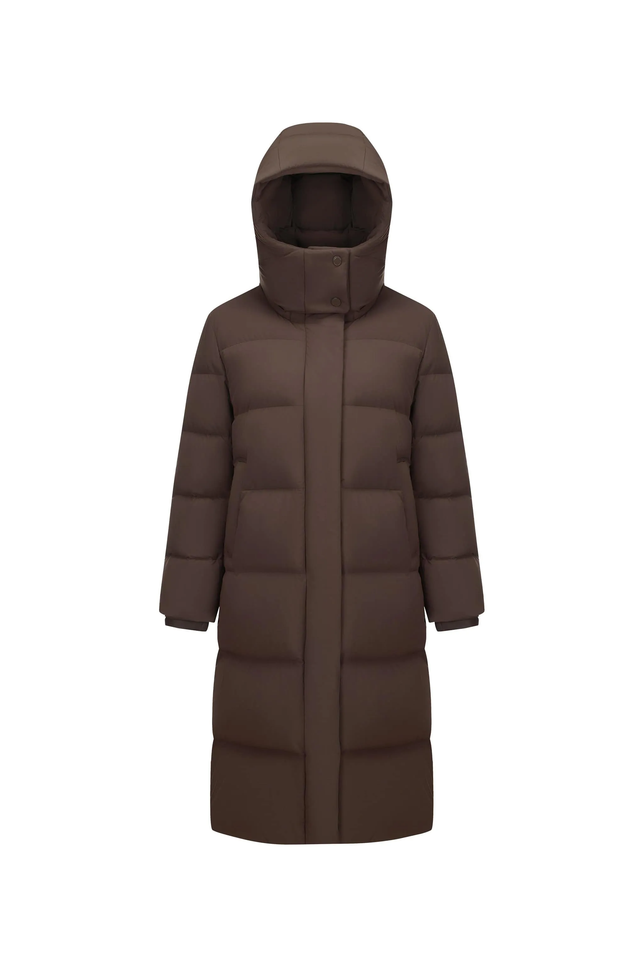 Feel the Cloud women’s down coat with detachable hood