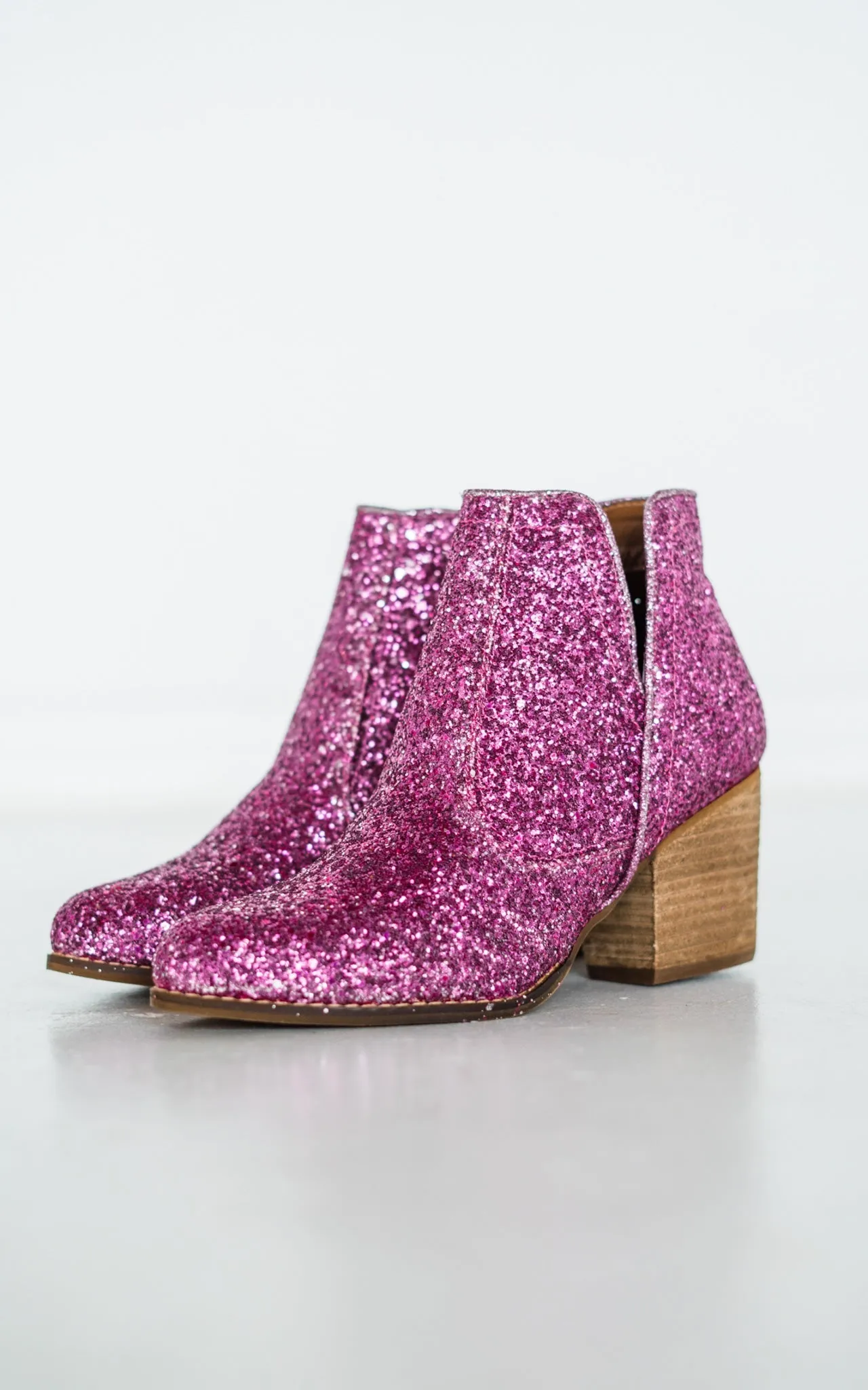 Fiera Booties in Fuschia by Not Rated