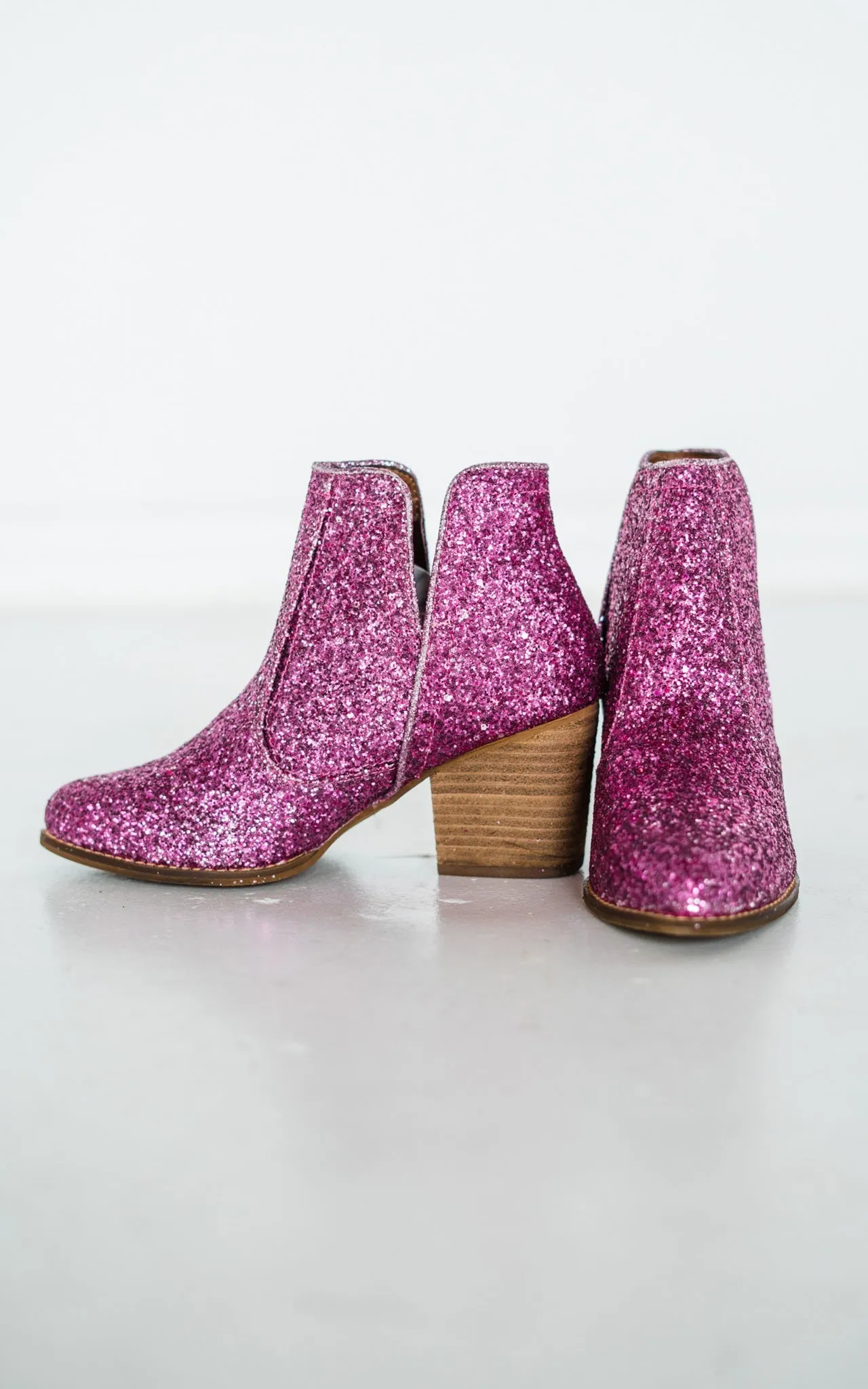 Fiera Booties in Fuschia by Not Rated