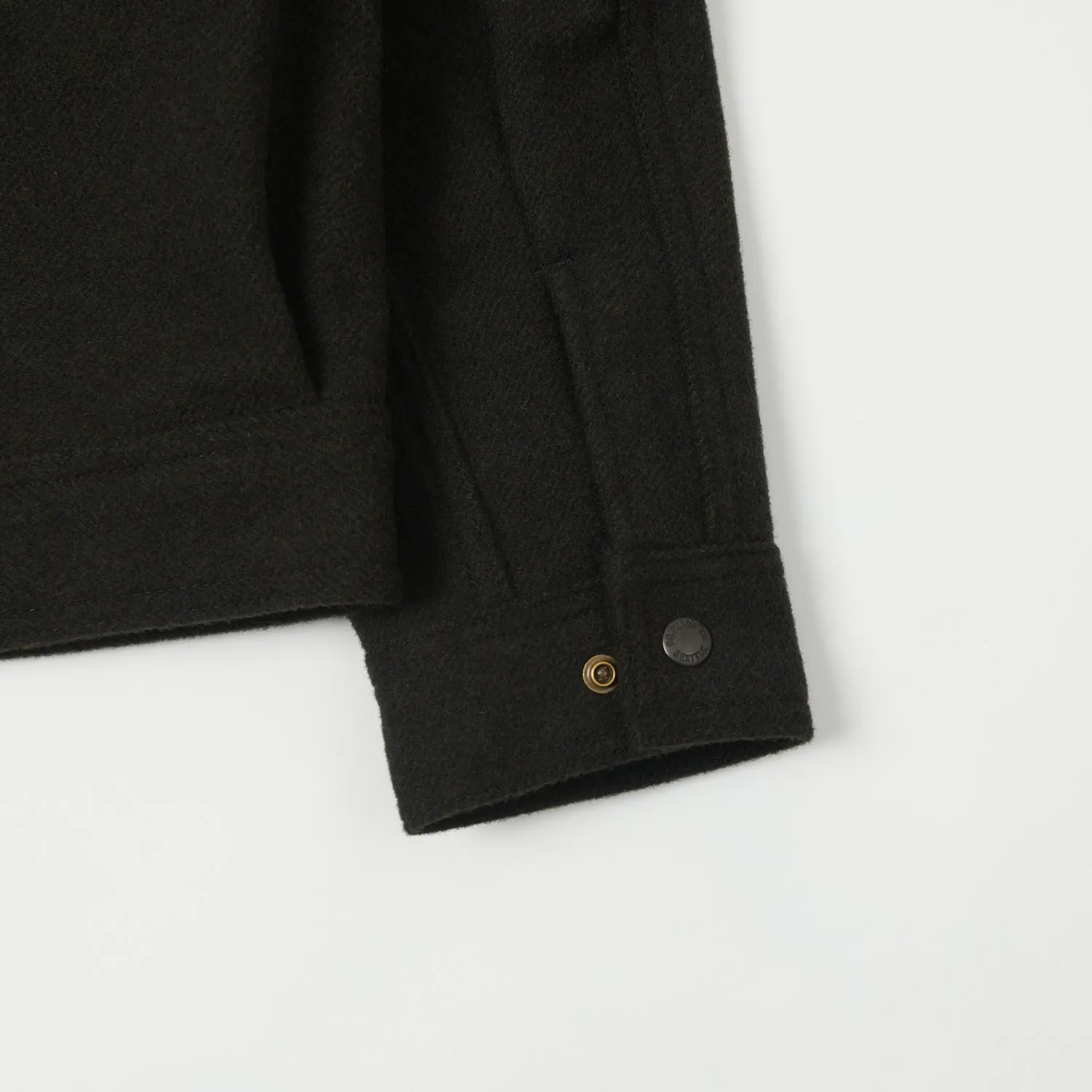 Filson Mackinaw Wool Work Jacket - Peat Black