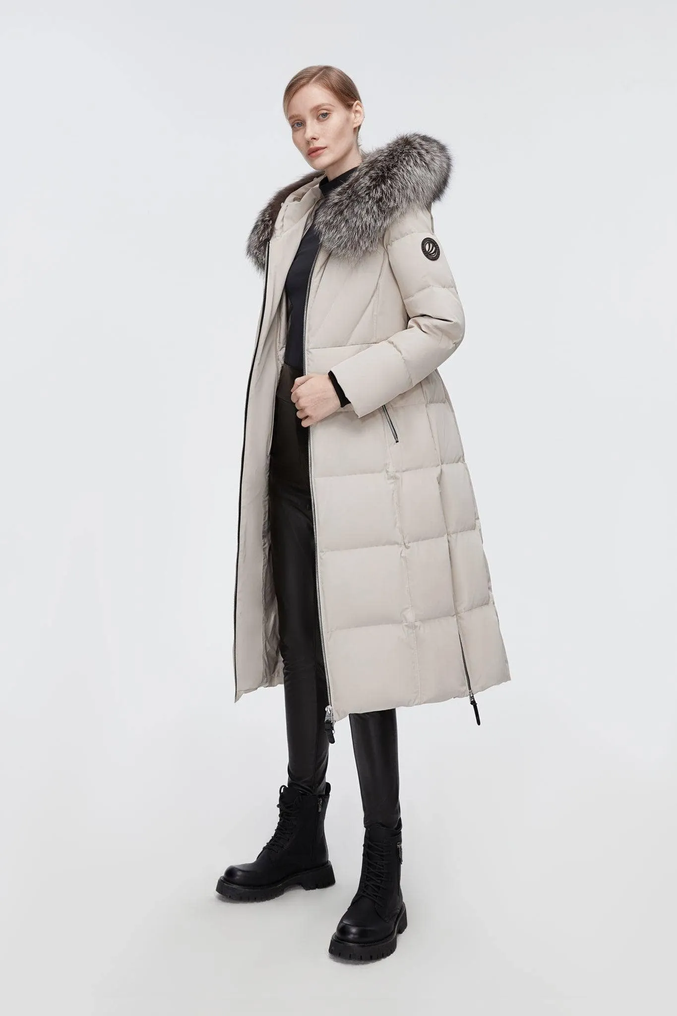 Full Length Hooded Goose Down Jacket