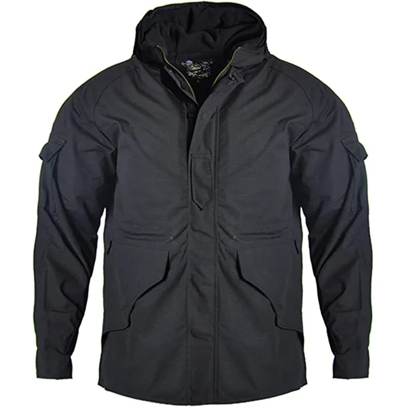 G8 Soft Shell Tactical Jacket Coat Military Fleece Hooded