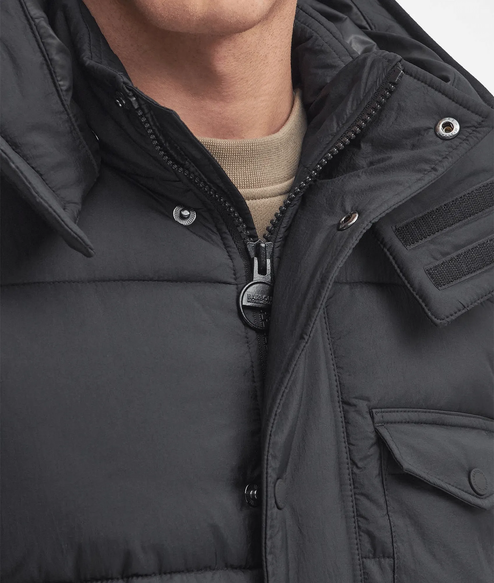 Haze Puffer Jacket - Black