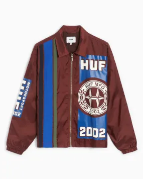 Huf Women Class Race Jacket Plum