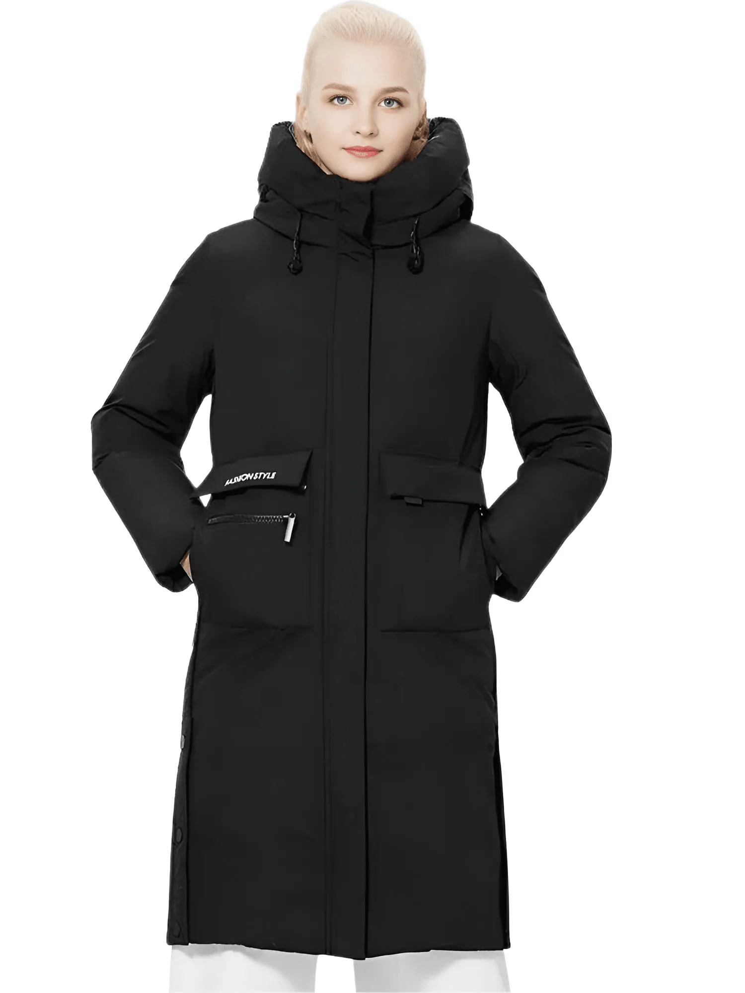 ICEbear Women's Long Winter Jacket With Big Pockets